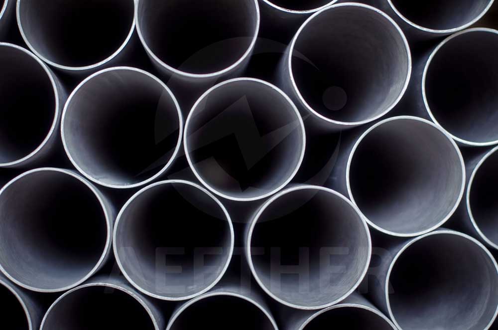 photo of nickel alloy pipes