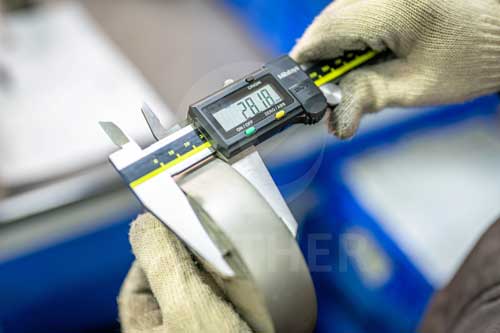 stellite 6B disk size inspection
