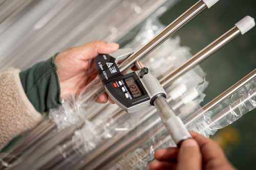 Inconel 625 capillary tube diameter inspection
