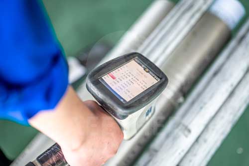 Monel 400 seamless pipe eddy current testing