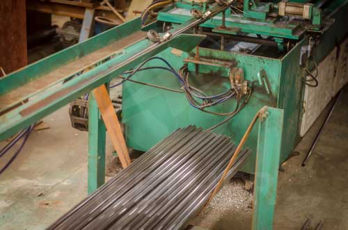 Inconel 718 welded tube cut