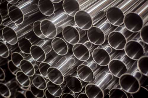 Inconel 718 welded tube surface